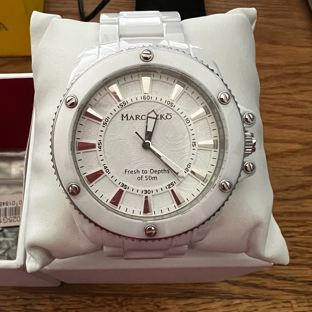 Marc Ecko White and Silver Men's Watch